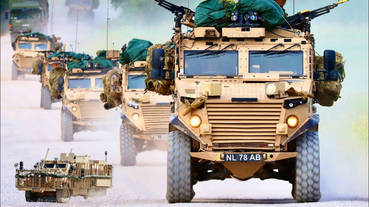 The British Army on the move for Ex WESSEX STORM!