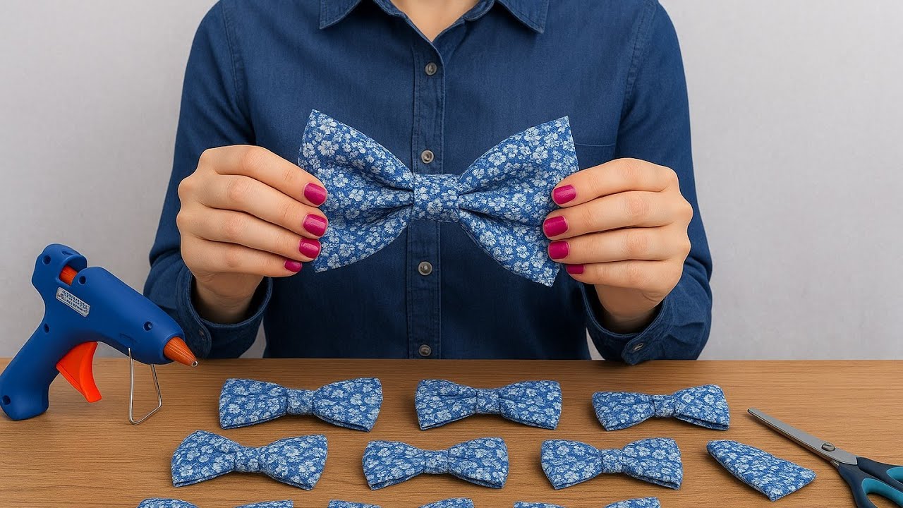how to sew a tie with leftover fabrics 😍 millions don't know this idea✨sew and sell💰