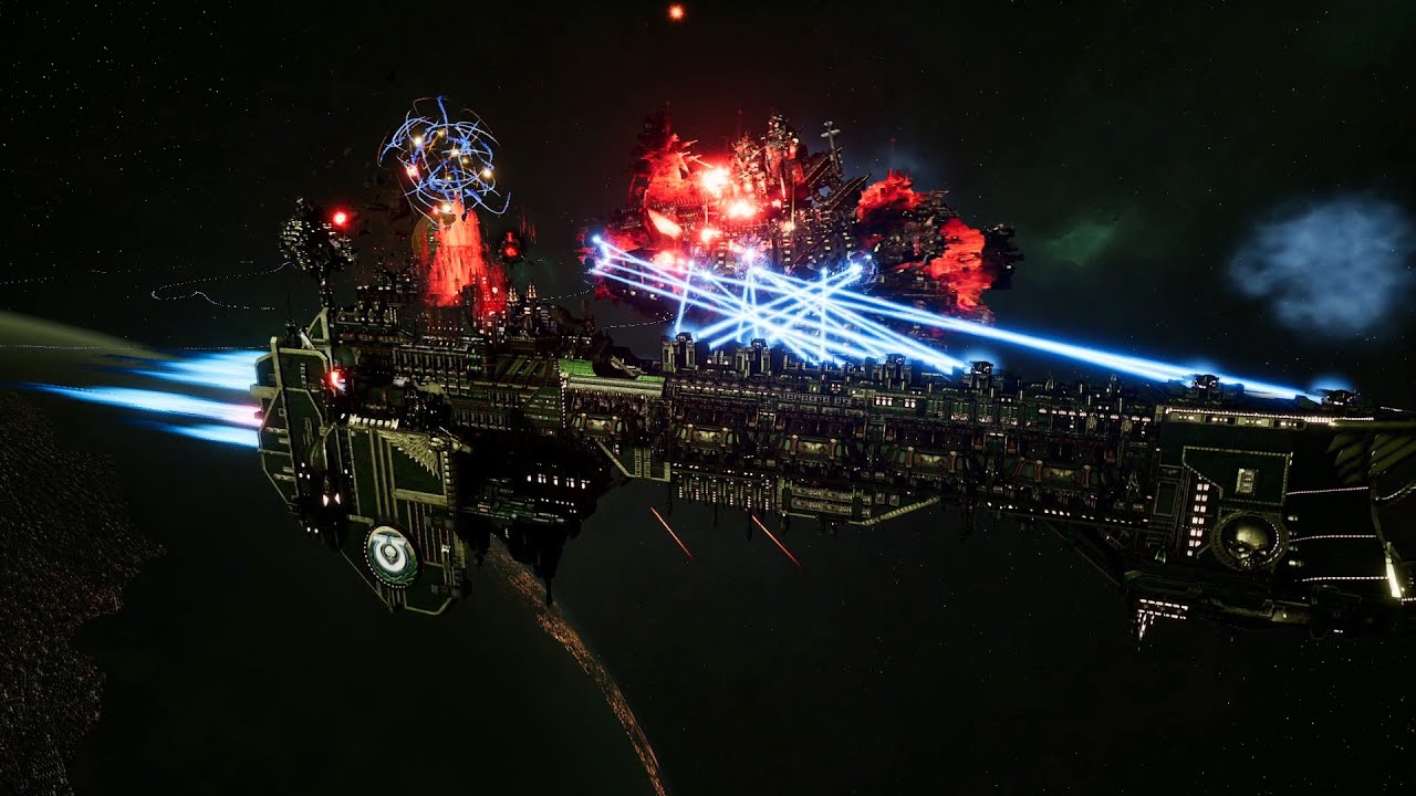 Veritatem Imperialis 2020: Dark Angels vs Orks - Massive Battle, Battlefleet Gothic Armada 2