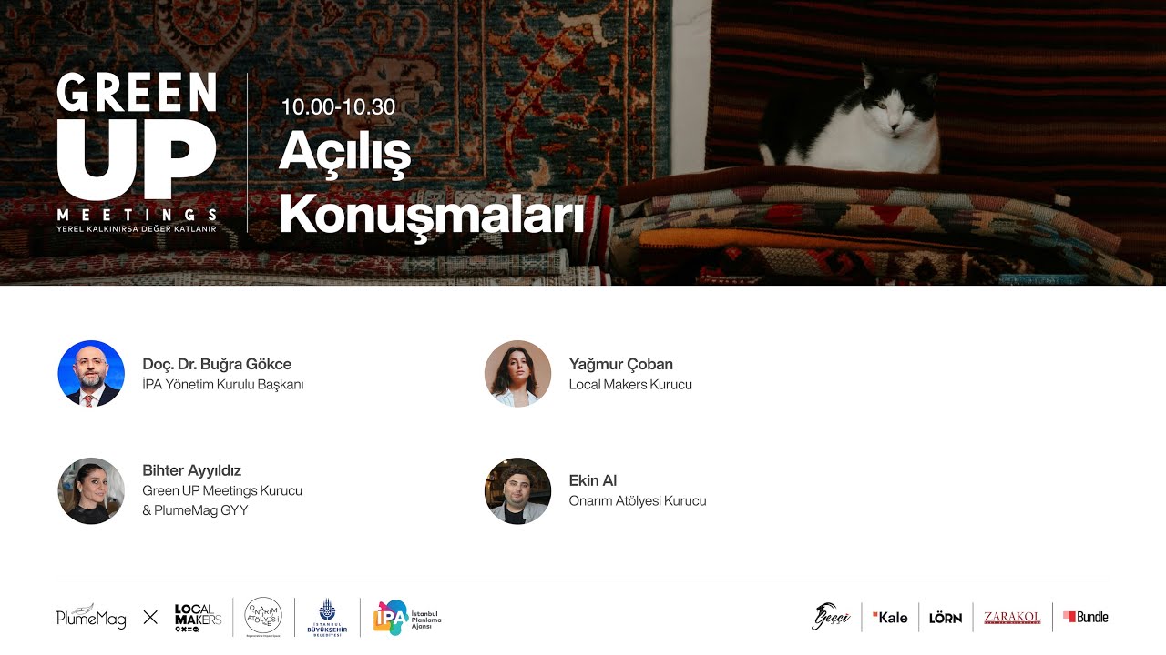 Green Up Meetings No6 Kamusal Sürdürülebilirlik için Kültür Sanat & Müşterekler Açılış Konuşmaları
