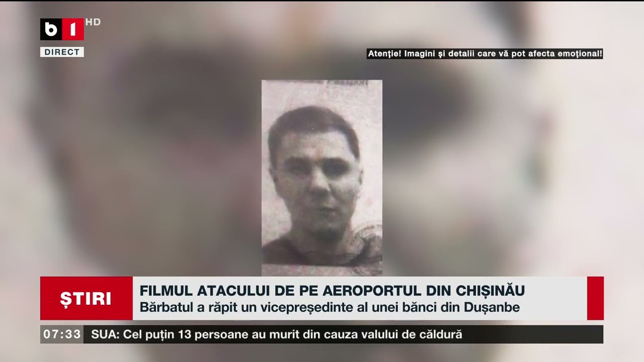 FILMUL ATACULUI DE PE AEROPORTUL DIN CHIȘINĂU_Știri B1_2 iulie 2023