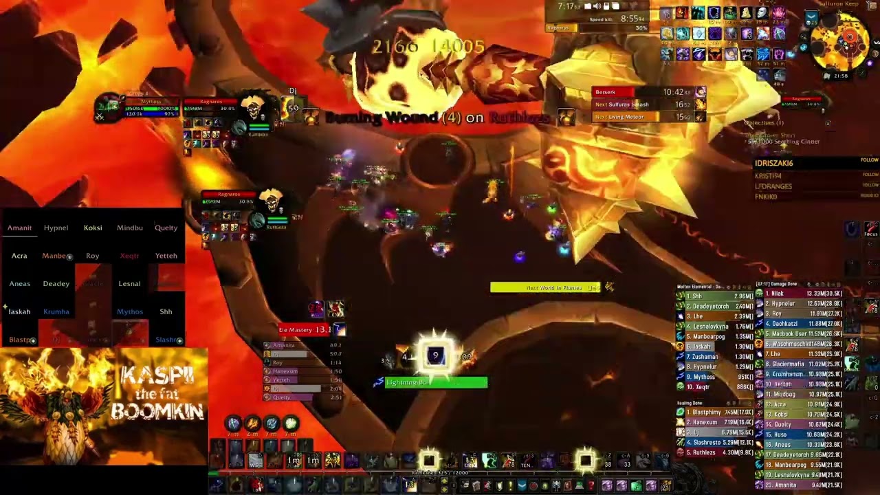 Apollo3 - WoW Cataclysm - [Illusion] Ragnaros 25 Heroic - Ele Shaman PoV