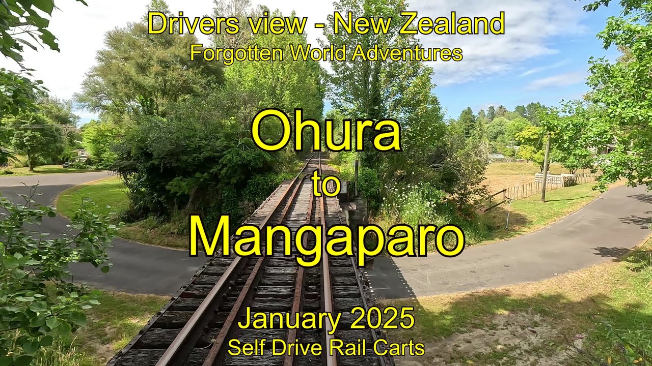 Drivers eye view New Zealand, 3, Ohura to Mangaparo, Jan 2025