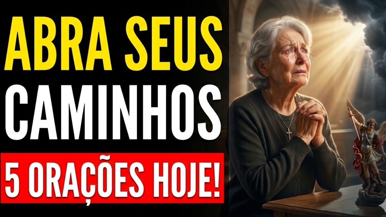 5 ORAÇÕES PODEROSAS PARA COMBATER A NEGATIVIDADE E ABRIR CAMINHOS 🙏🔥