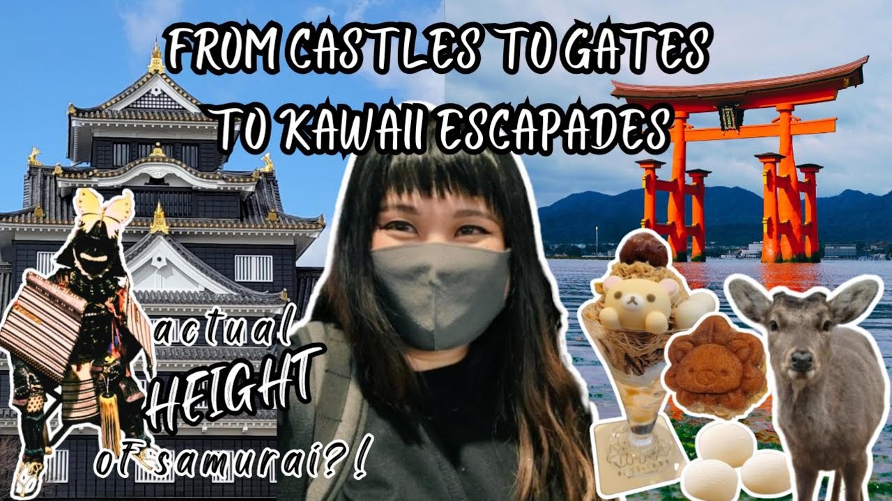 From Castles to Gates to Kawaii Escapades in Okayama and Hiroshima | Japan Winter 2023 Trip