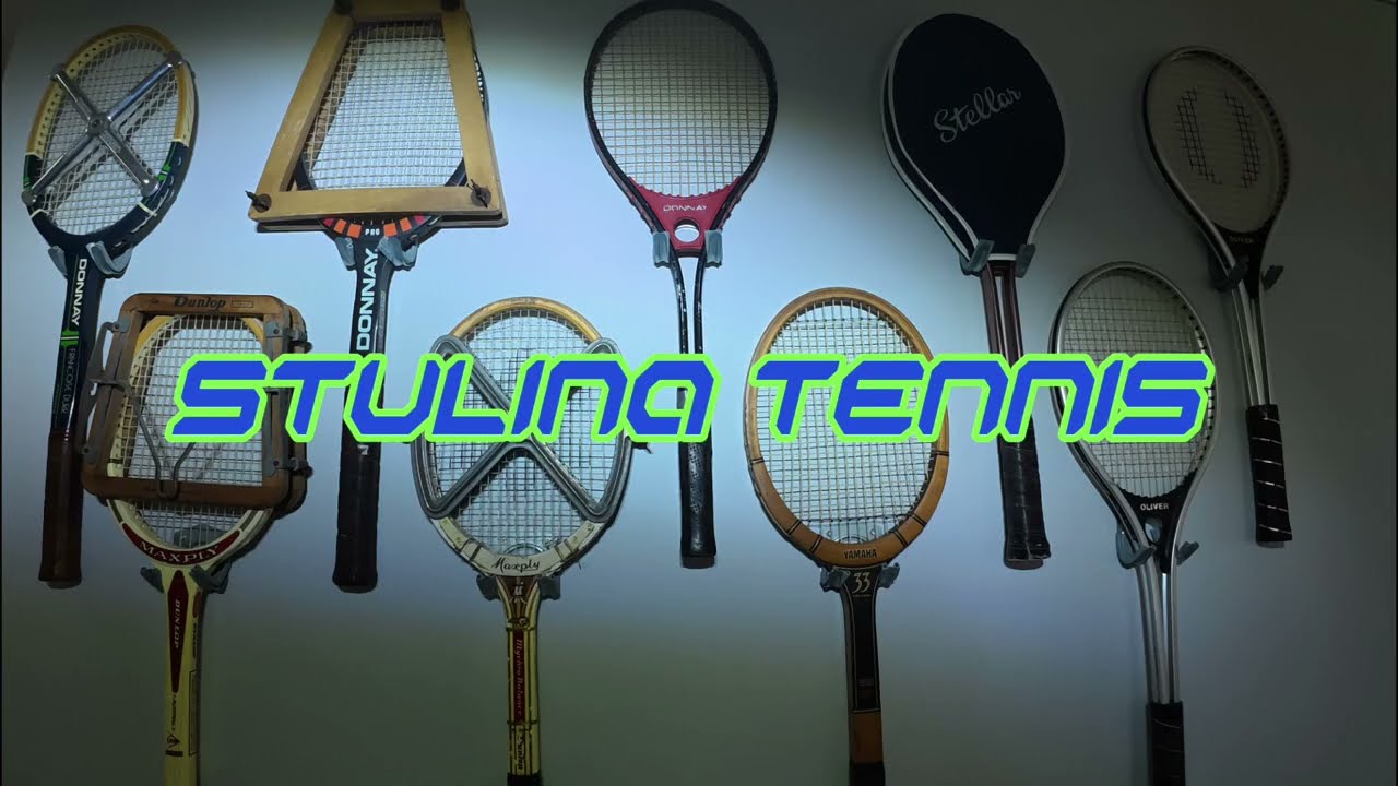Stulina tennis. Racquets of yesteryear(roy) Ep 4. Heading back to the 50's & 60's with Dunlop Maxply