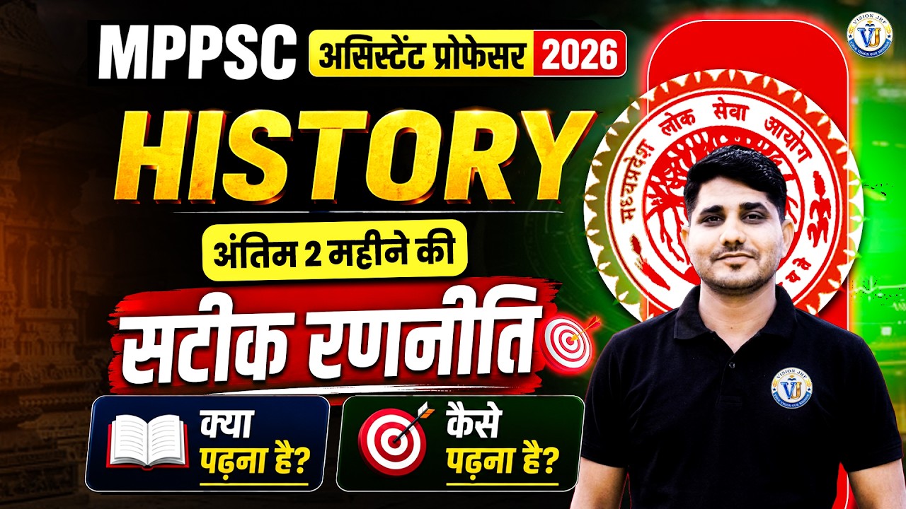 MP Assistant Professor History 2026 | MP Asst. Prof History Last 2 Months Strategy | Shiv Sir