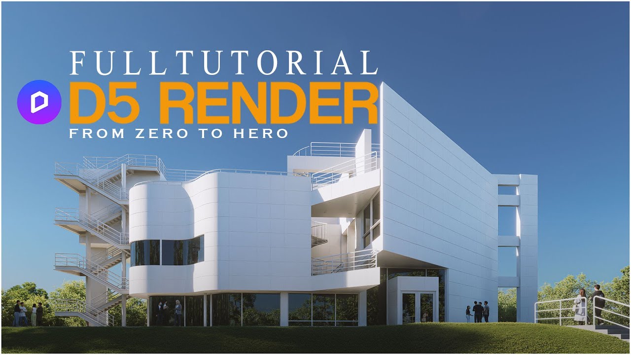 D5 RENDER TUTORIAL | Full Project Tutorial for Realistic Architectural Visualization