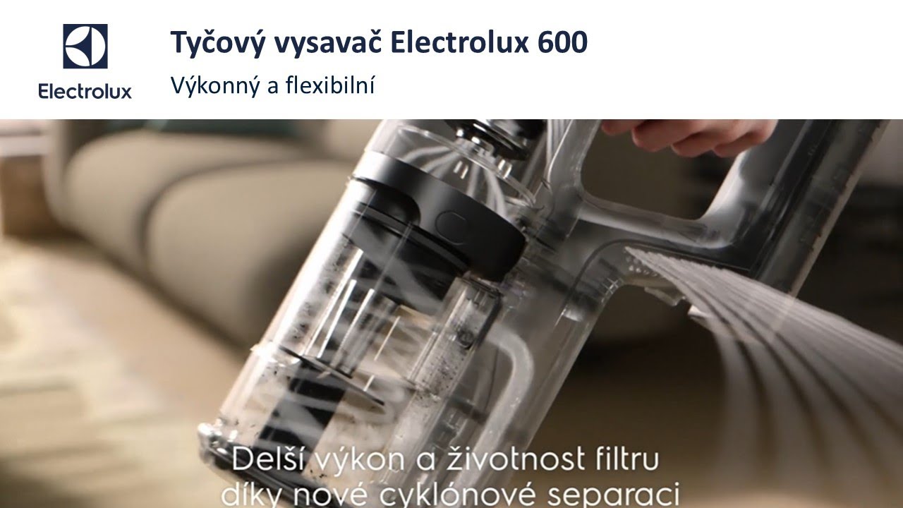 V&yacute;konn&yacute; tyčov&yacute; vysavač Electrolux 600