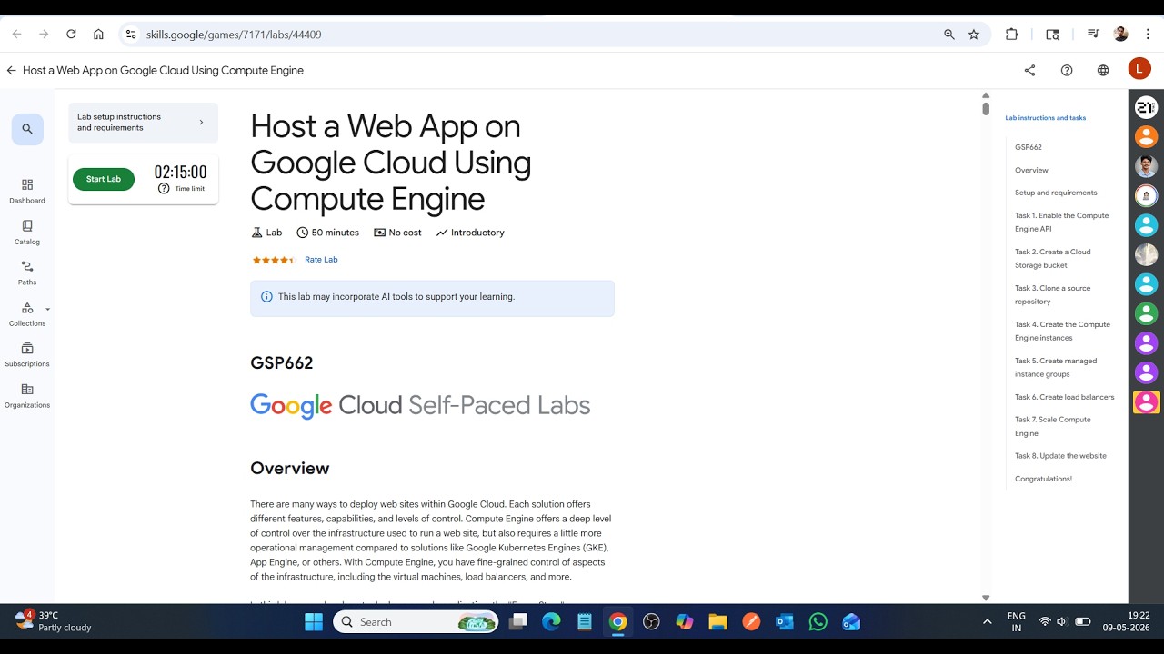 Разместите веб-приложение в Google Cloud с помощью Compute Engine || Лабораторное решение || Goog...