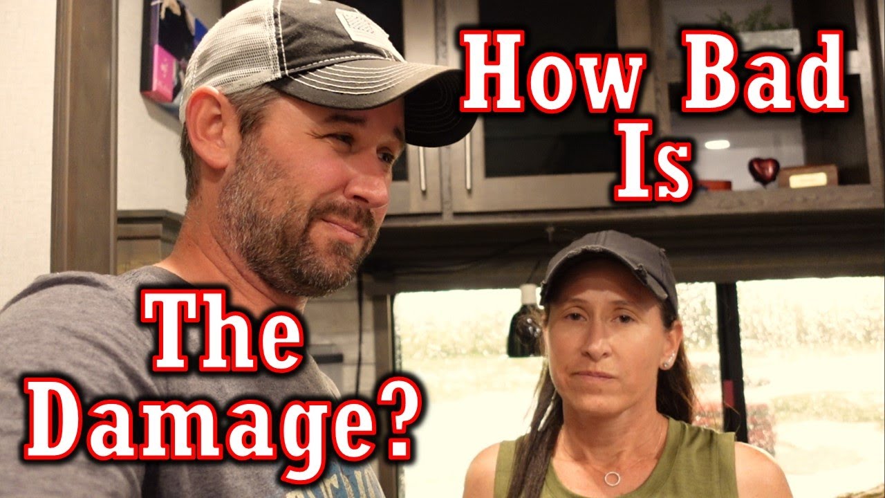 Major Hail Storm Hit our RV and Truck! (How Bad Is The Damage?)