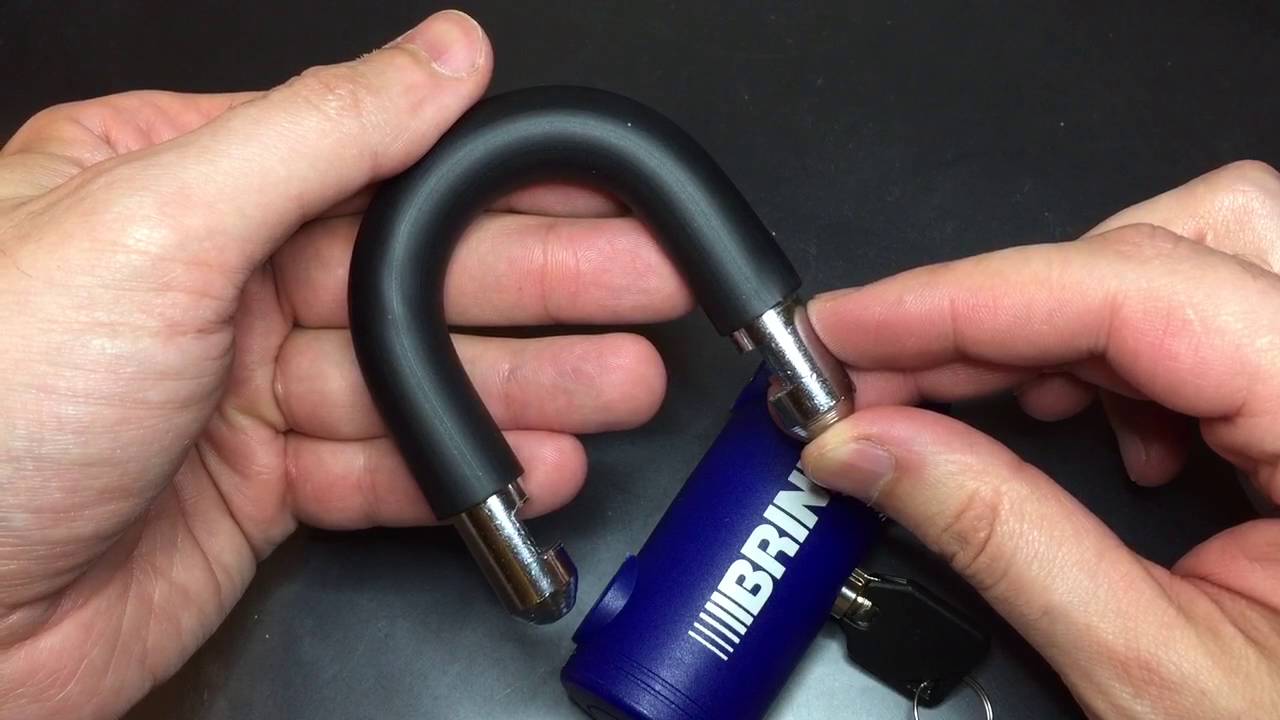 [88] Brinks 98mm U-Bar Padlock Picked