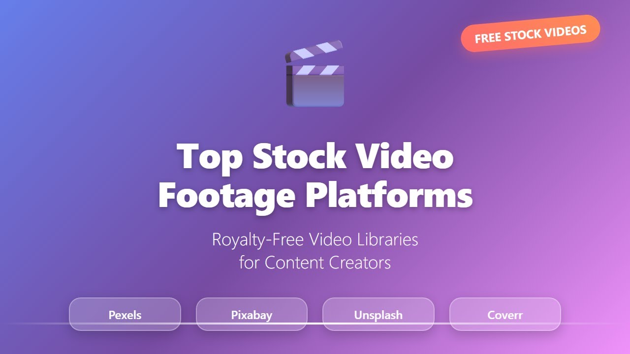 Top 5 Free Stock Video Platforms for Creators 2025