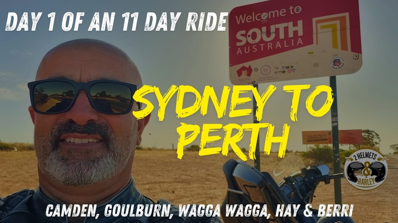 Day1 Camden NSW to Berri SA  on a Harley-Davidson Street glide ST