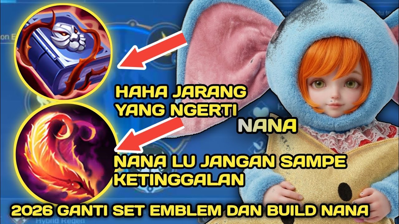 NANA 1x COMBO RATA! SET Build Nana Tersakit 2026 - Top Global Nana MLBB Patch Terbaru