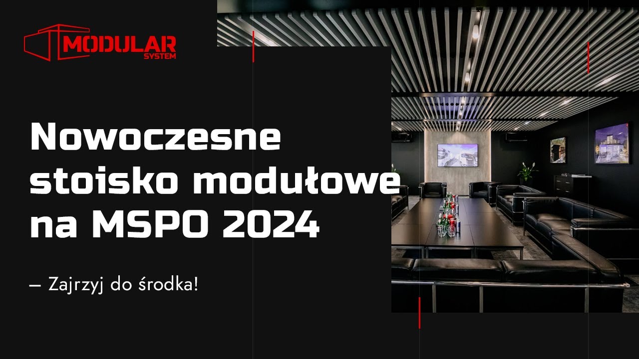 Modular System na MSPO 2024 - nowoczesne rozwiązania modułowe dla wojska