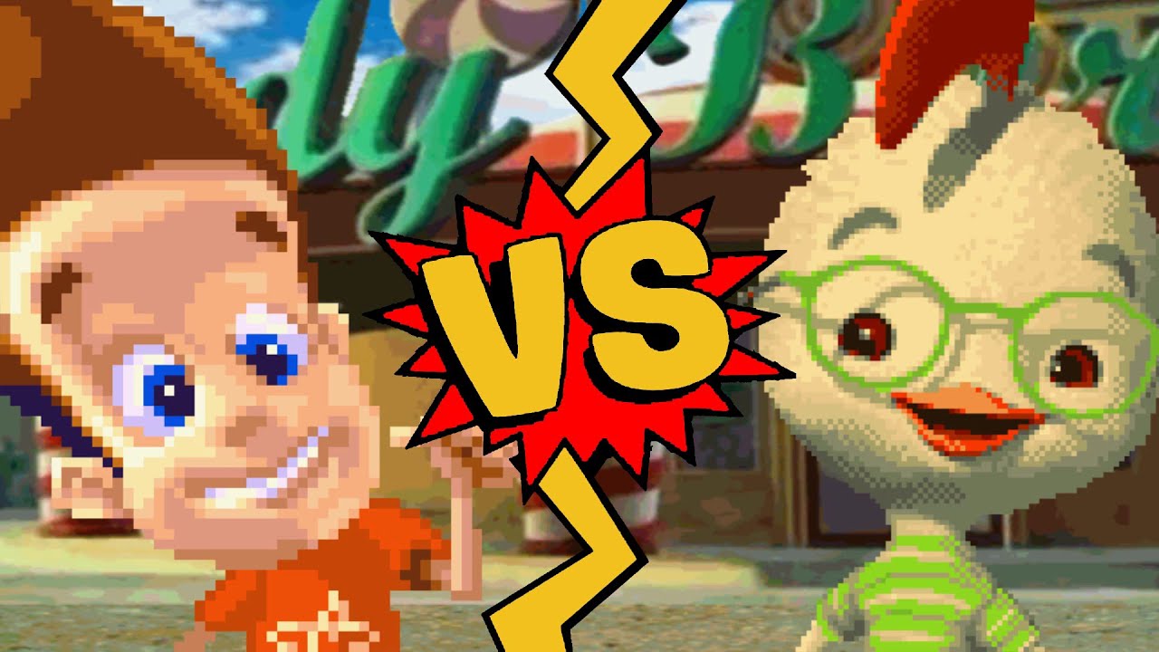 M.U.G.E.N Battles | Jimmy Neutron vs Chicken Little