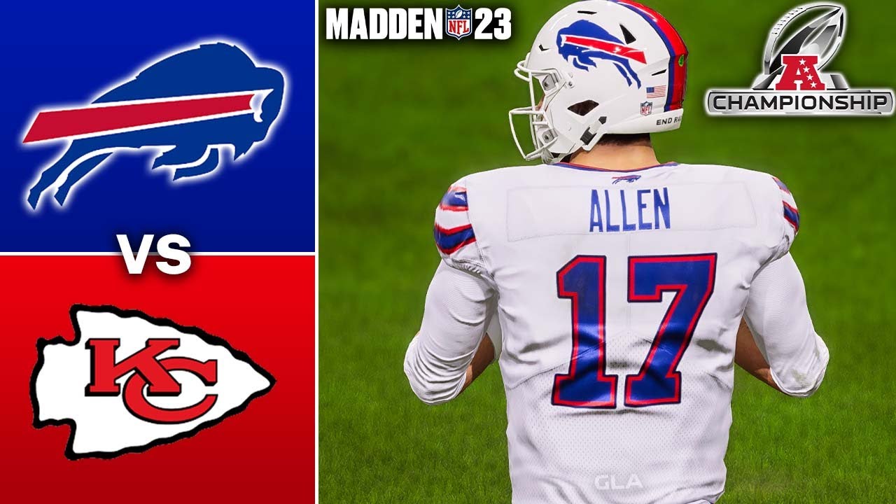 Chiefs vs. Bills AFC Championship Simulation | NFL Playoffs | Madden 23 Gameplay PS5