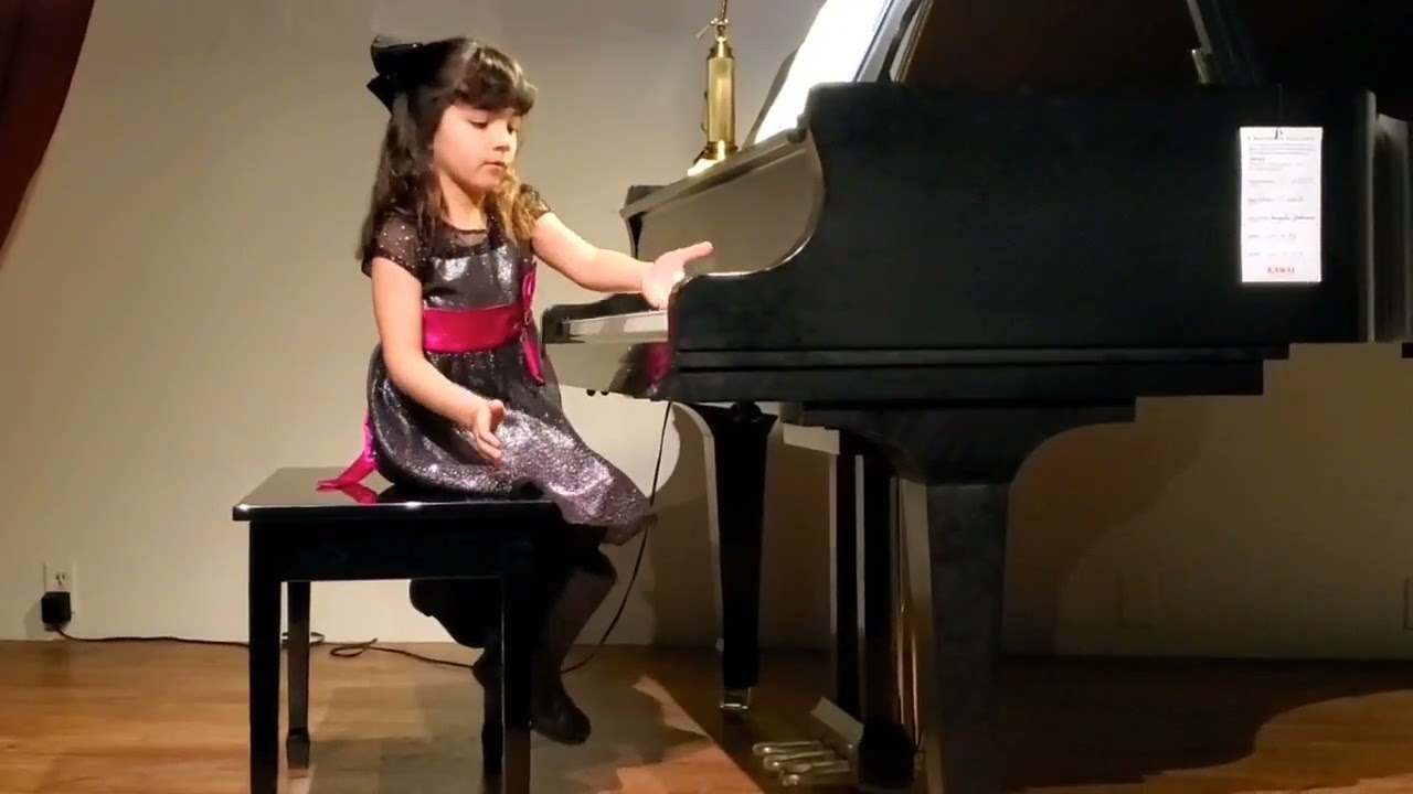7-year-old Adelina playing 
