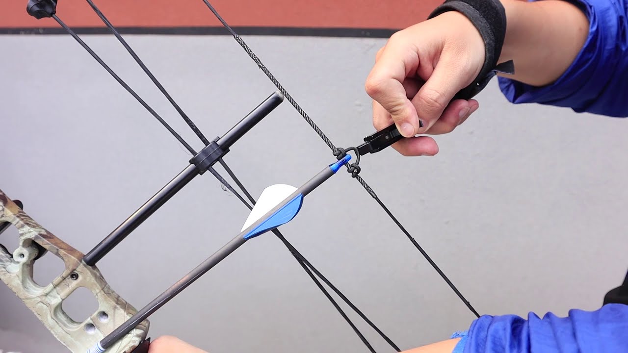Asher Archery Compound Bow Release - Adjustable Wrist Strap with Buckle Foldback Design.