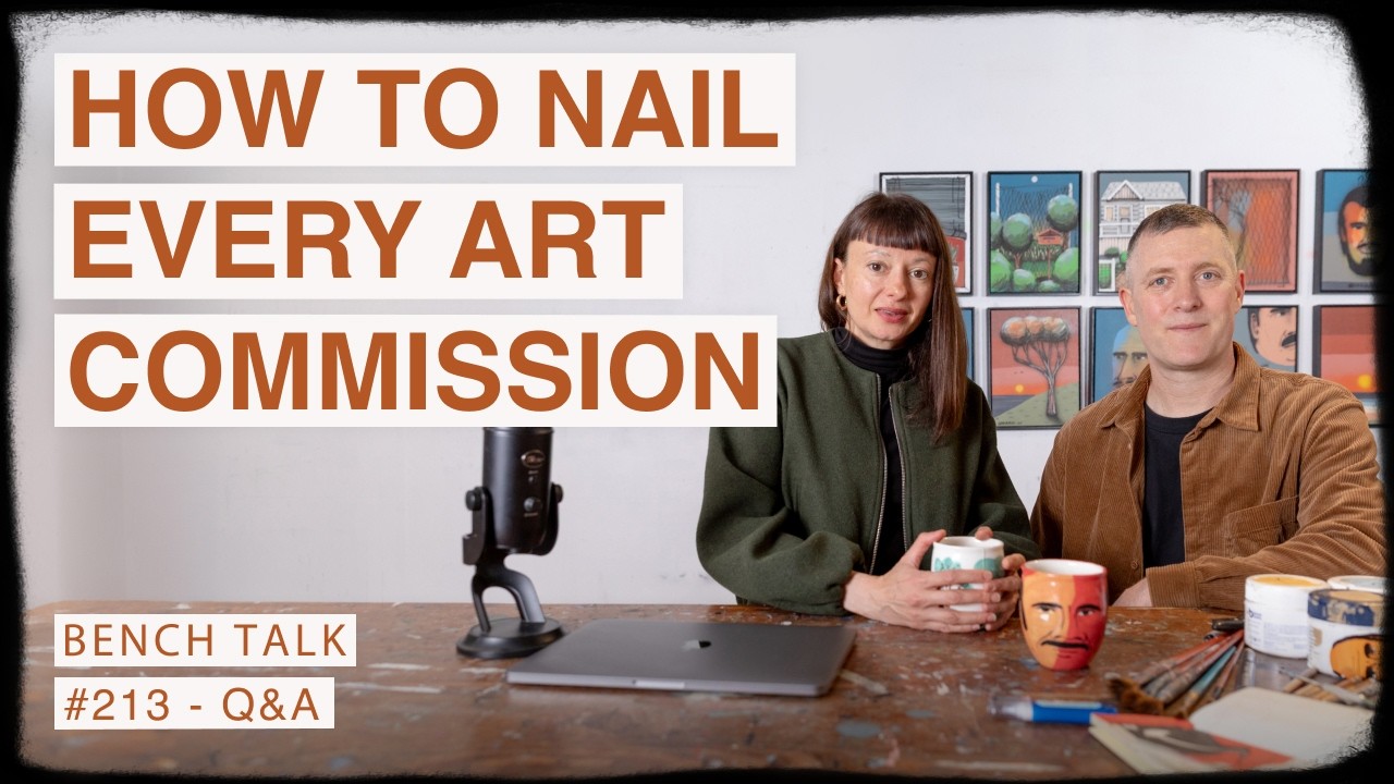 BENCH TALK Podcast #213: ART CAREER ACADEMY | Commissions