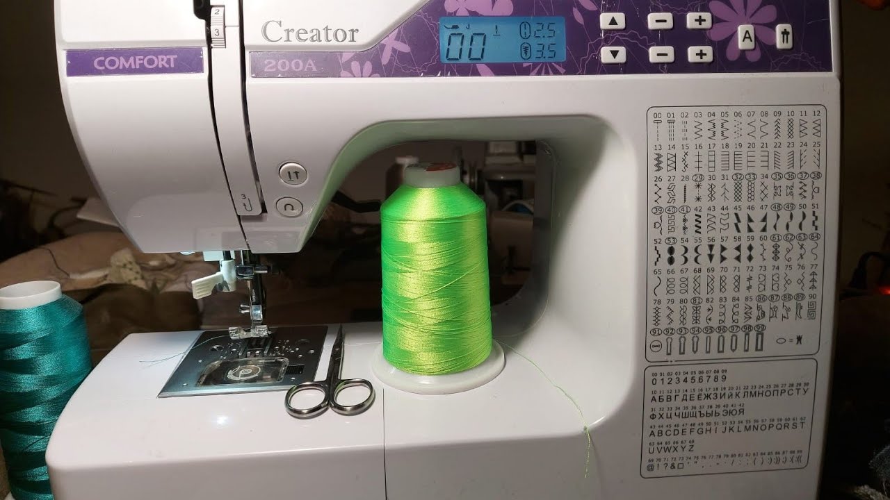Швейная машинка Comfort Creator 200A  Проще простого... Увеличиваем количество строчек в 3 раз!