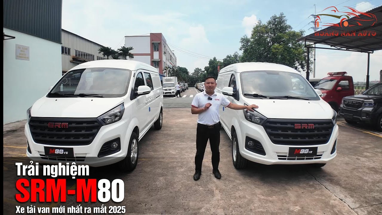 Xe tải van SRM M80 l  Trải nghiệm và lái thử phiên bản 2 chỗ và 5 chỗ l 0966.024.430