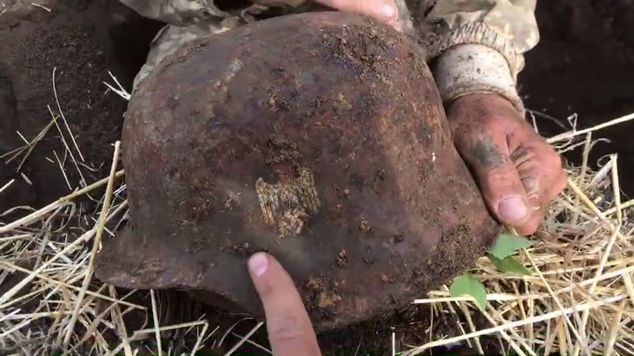 Немецкие позиции и куча хлама