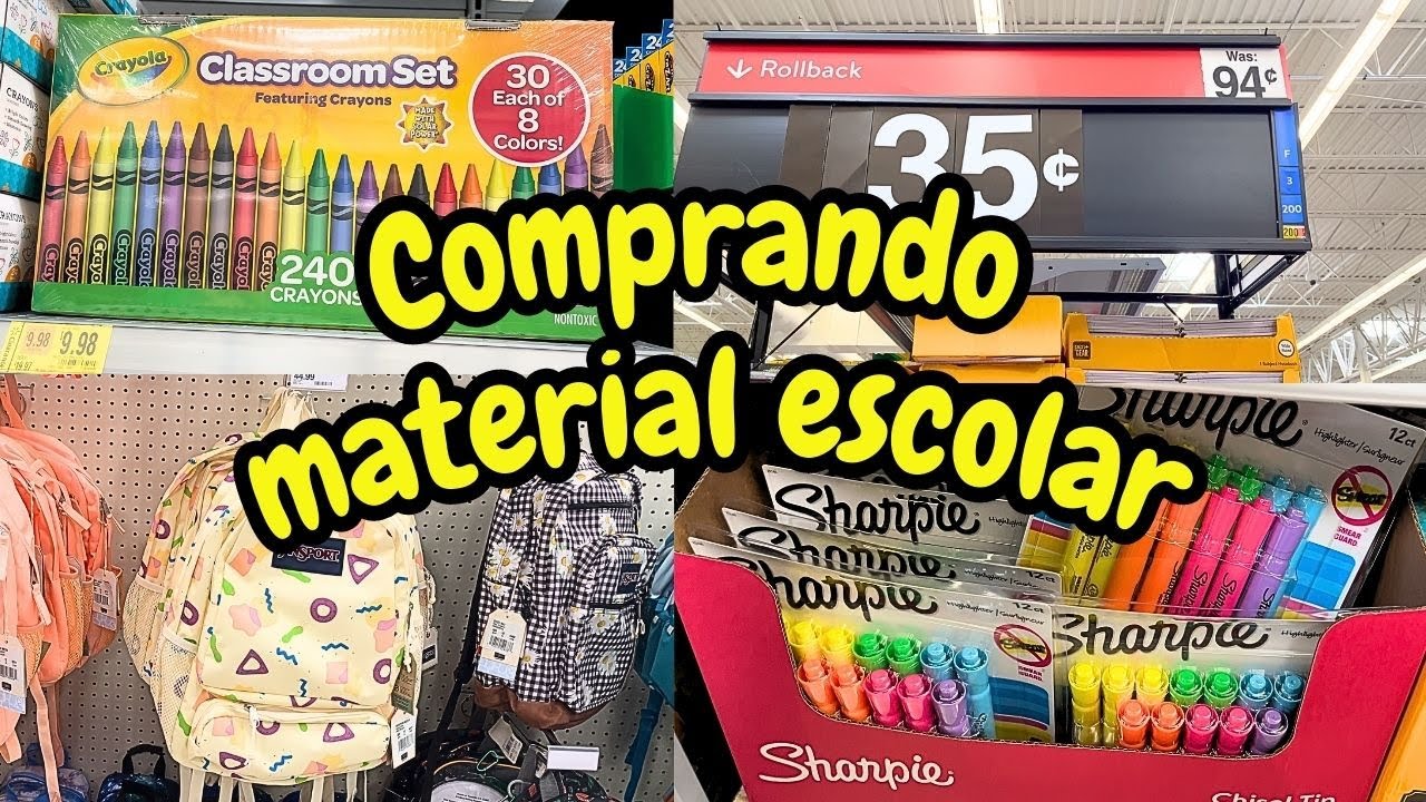 📐COMPRANDO ÚTILES ESCOLARES ✂️ | MATERIAL ESCOLAR 2023-2024  | LO QUIERO TODO 🤩