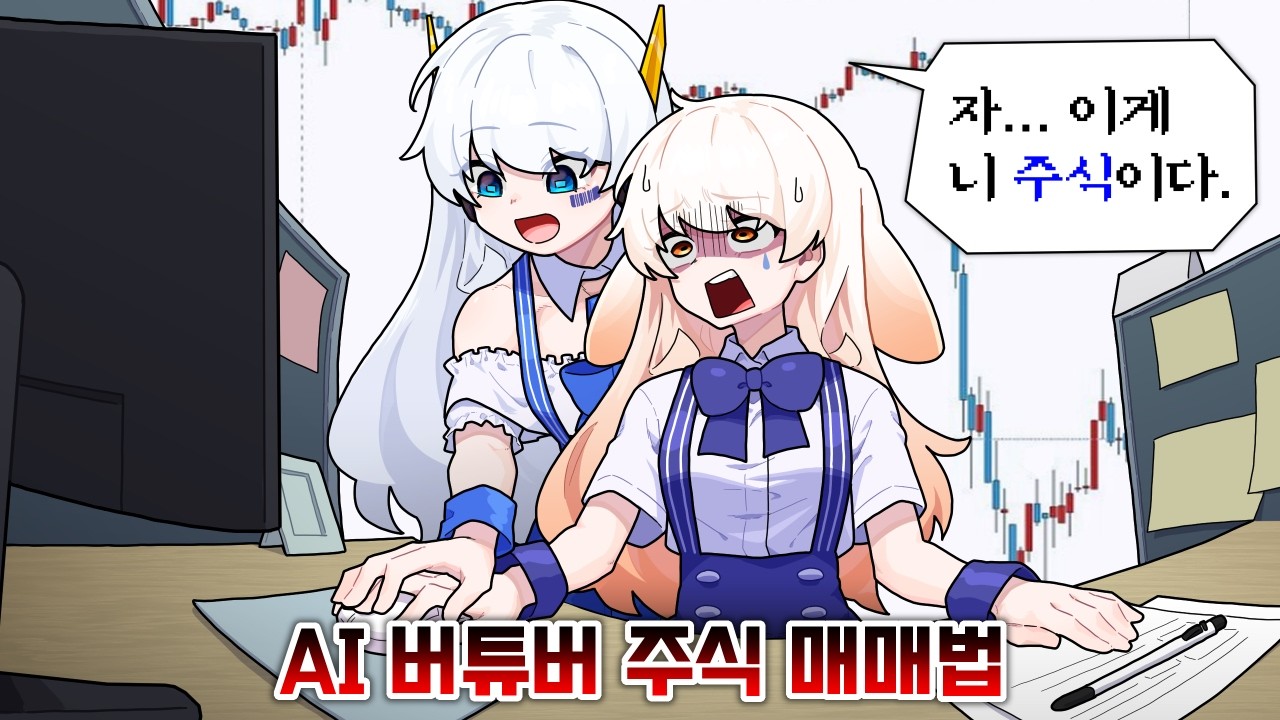ai 버튜버 라디안이 시키는 대로 주식투자하기-인공지능 버튜버 매매법-