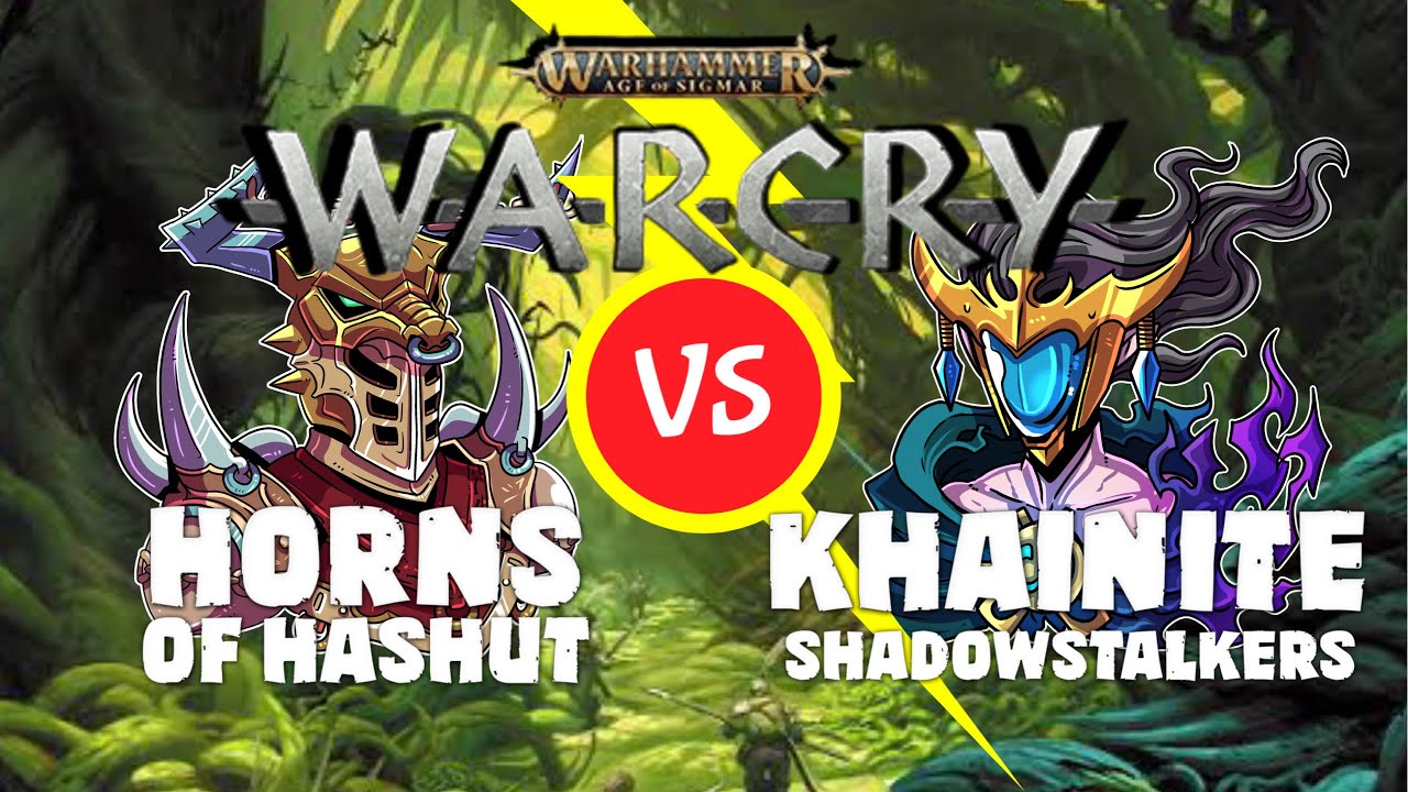 Age of Sigmar Warcry Battle Report: Horns of Hashut vs Khainite Shadowstalkers
