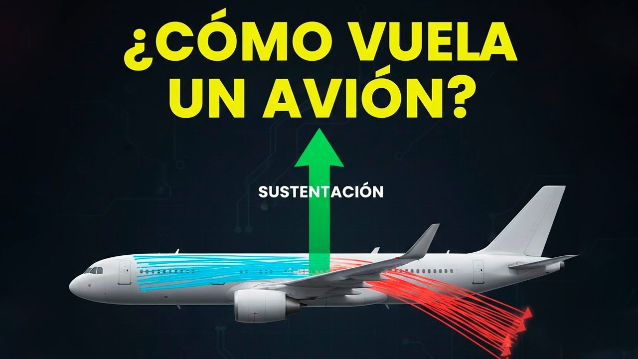 ¿Cómo vuela realmente un avión? La explicación definitiva