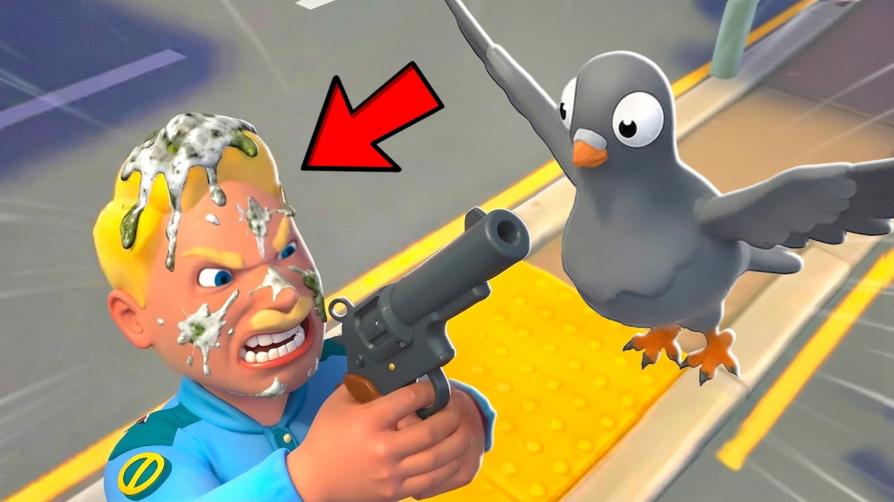 I POOPED On The POLICE In This NEW GAME! - I Am Bird VR