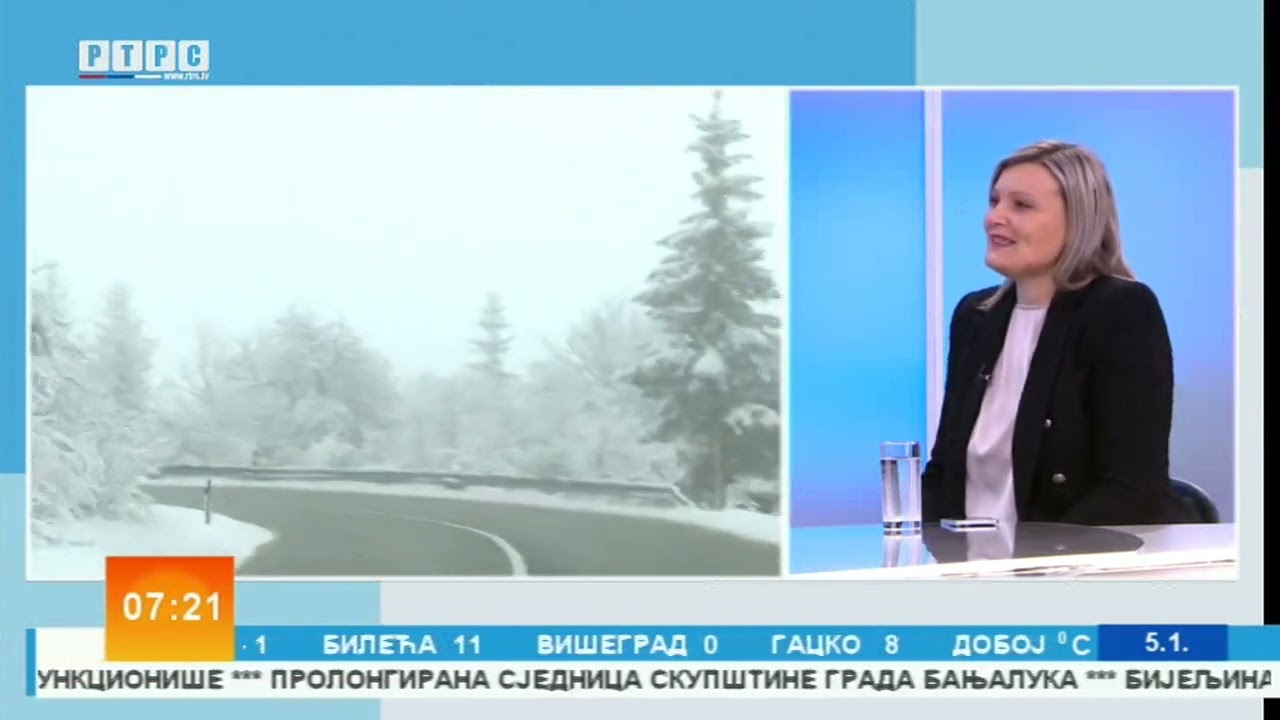 Đorđević: Obilne snježne padavine sutra i prekosutra
