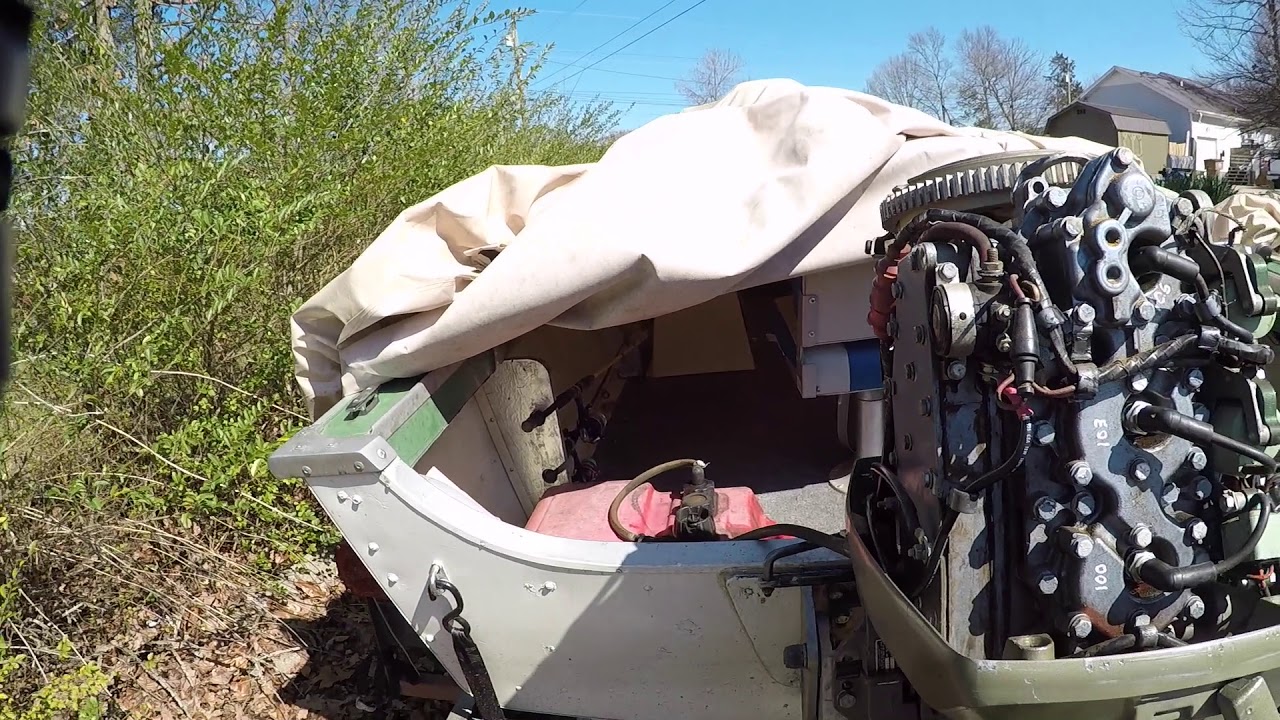 1973 Johnson outboard 65hp PART  1 #nashville #tennessee #johnson