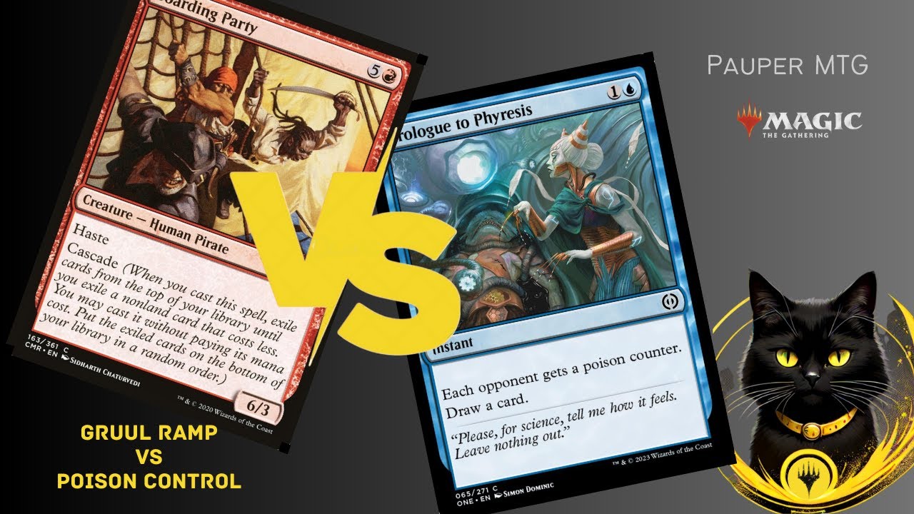 Gruul Ramp Vs Poison Control [Pauper Gameplay]