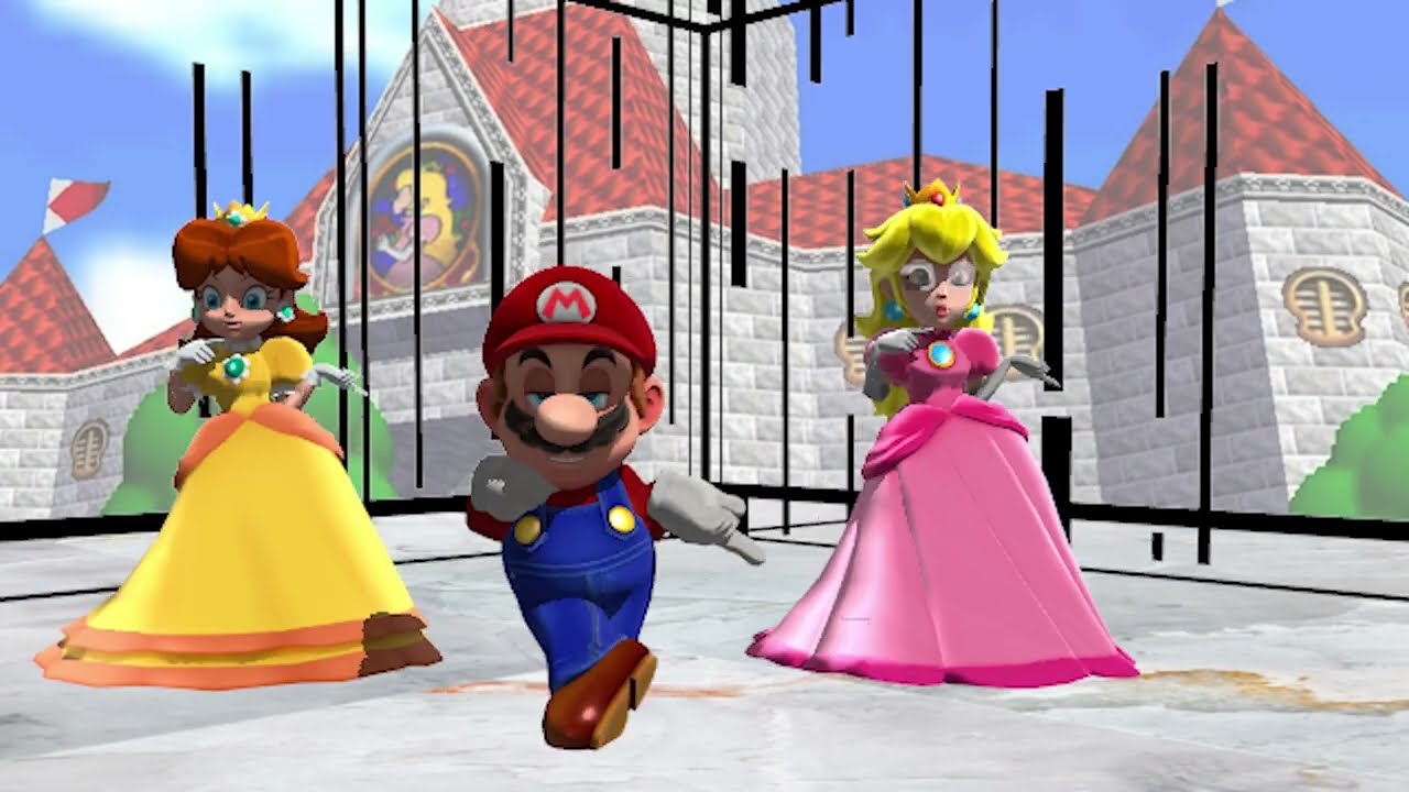 Mario and Princesses | EXPECTATION {MMD}
