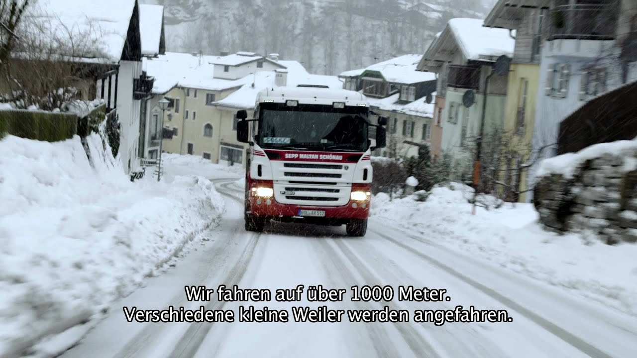 Milcherfassung im Winter