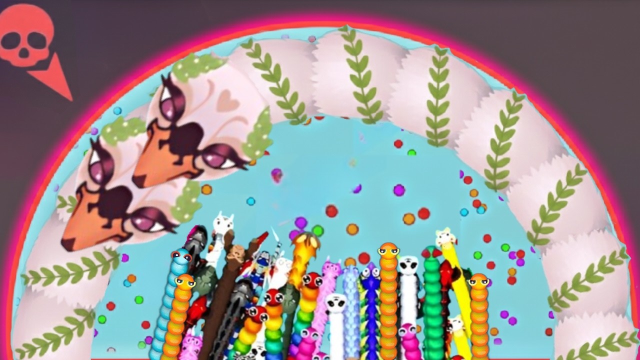 you won't believe what happened when I tried this snake.io challenge!