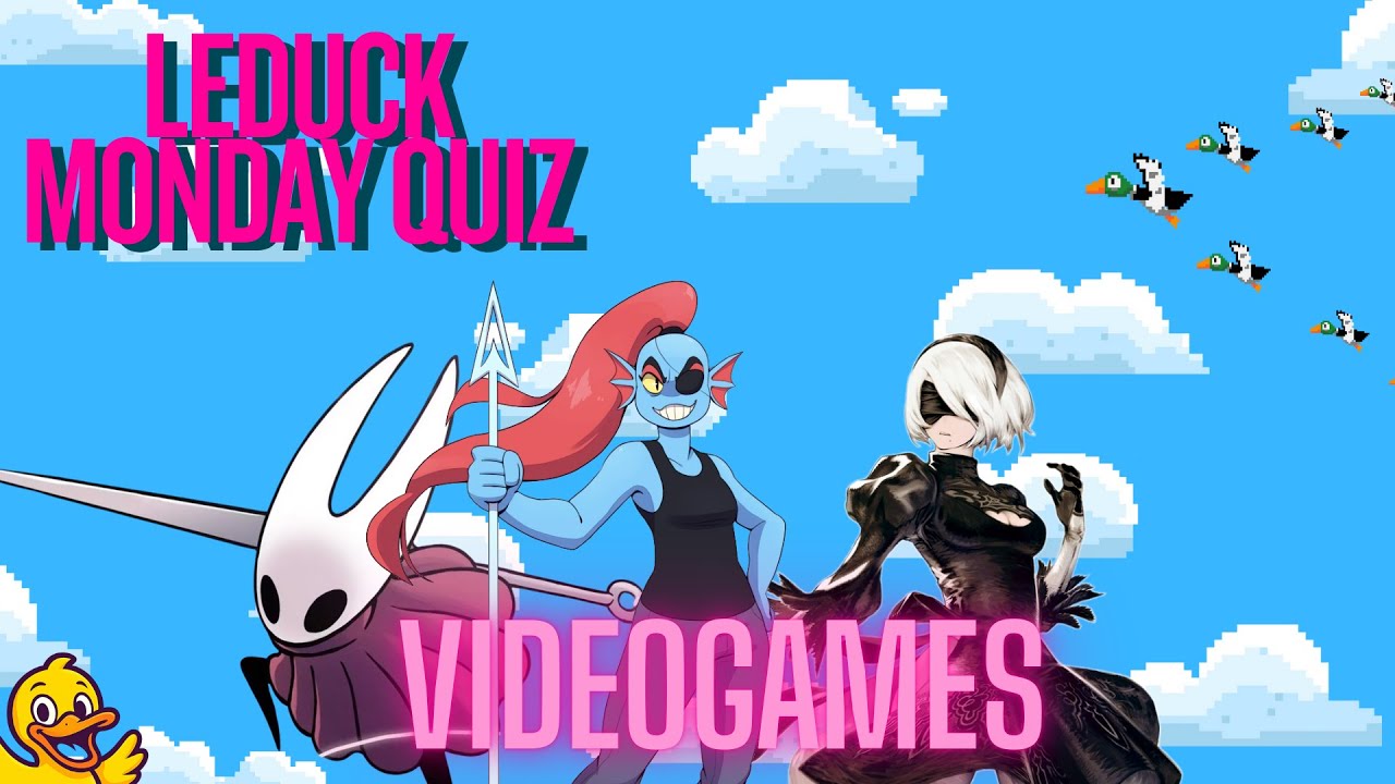 LeDuck MONDAY QUIZ #6 - 50 Indies Videogames - Weapons, Images, Music, Enemies & HUD !