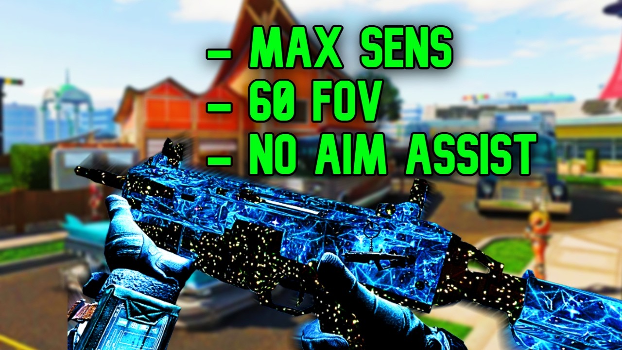 No Aim Assist, 60 FOV, and Max Sens🥲