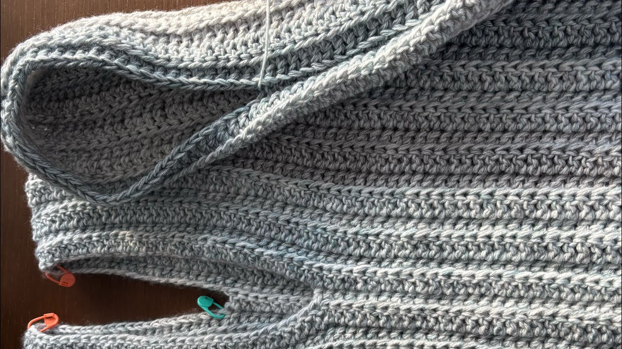 Ombre Easy Crochet Top Longer Version