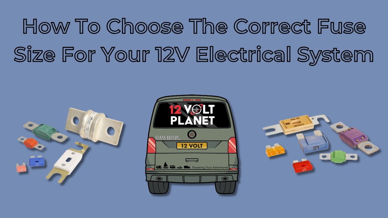 How To Choose The Correct Fuse Size For Your 12V Electrical System | 12 Volt Planet