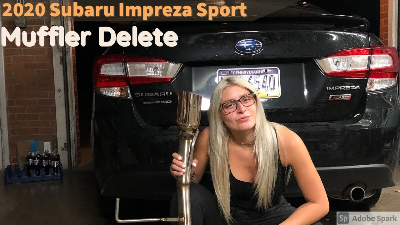 Nameless Exhaust Muffler Delete On My Girlfriend’s Subaru Impreza Sport