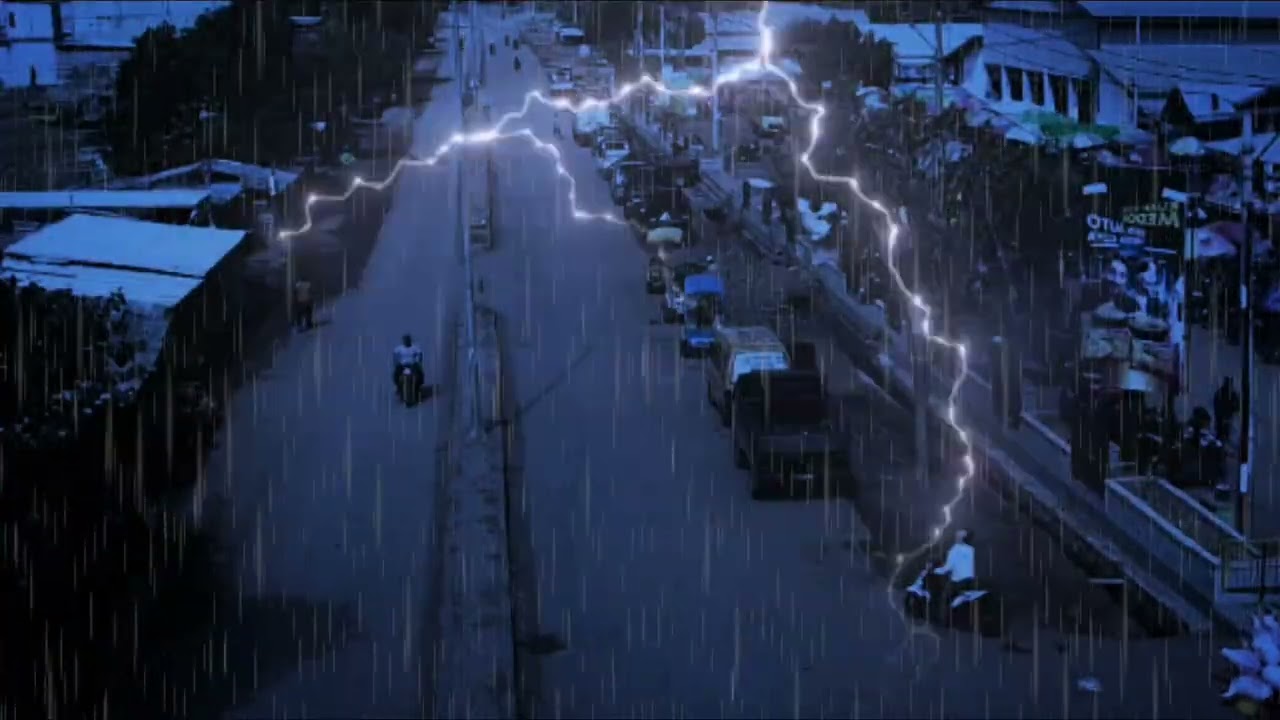 Peaceful Rainy Night for Good Sleep