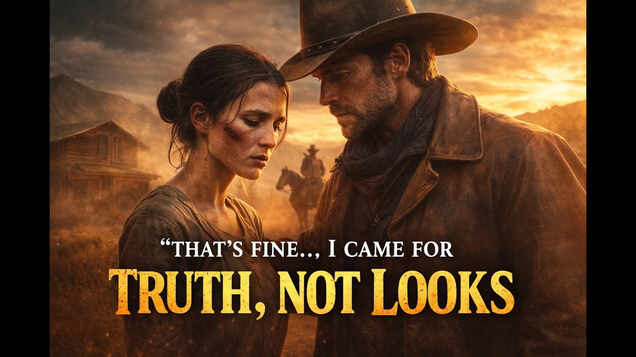I’m Not Beautiful, She Whispered — The Cowboy Replied, That’s Fine… I Came for Truth, Not Looks