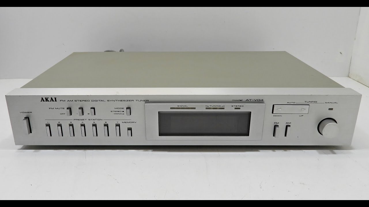 Akai Tuner AT-V04 check over