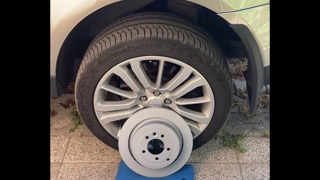 DIY - 2012 Range Rover Sport SDV6: Change the rear brake discs (rotors)