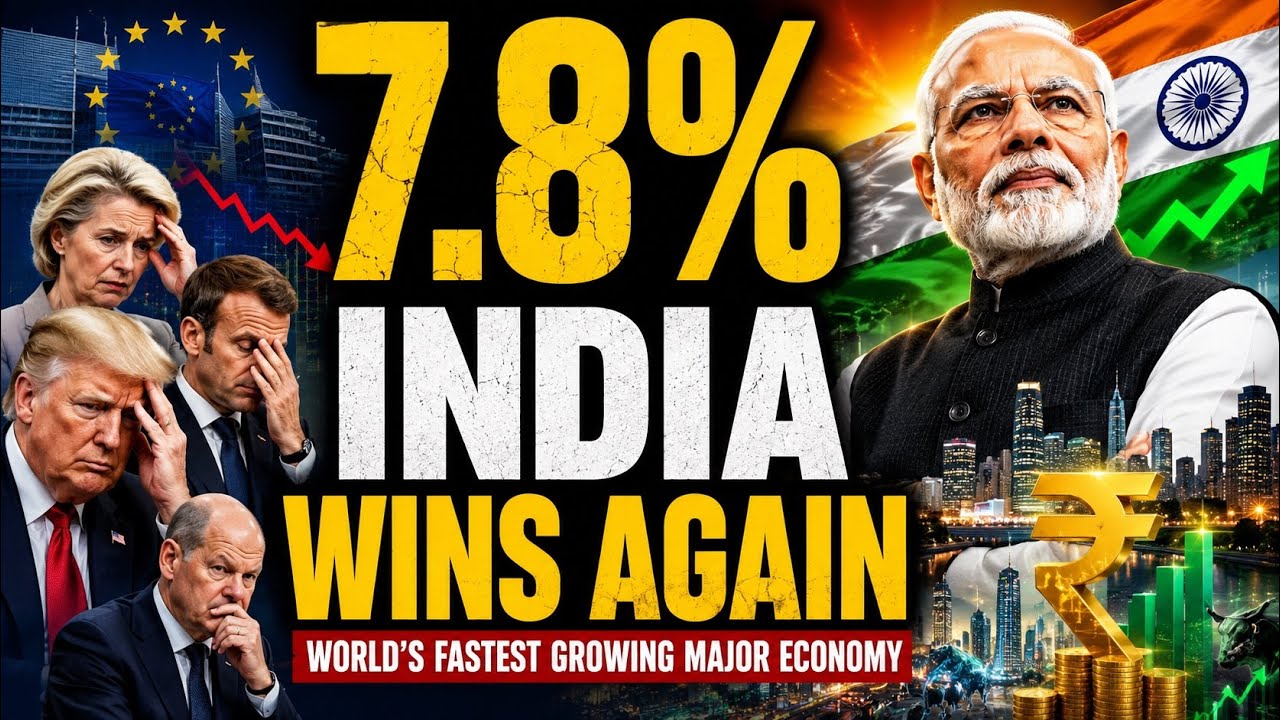 India Just Left the West Behind With 7.8% Growth 🇮🇳