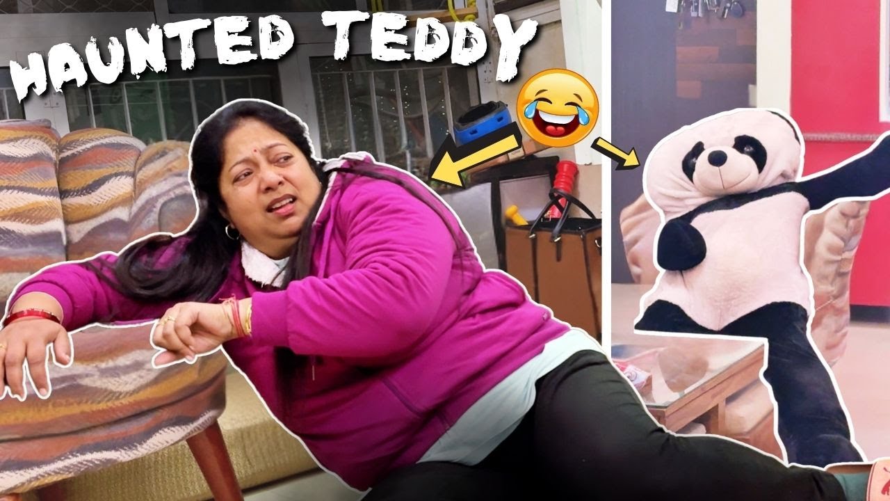 Teddy me Bhoot Prank on Mom 😂 Next Level Reaction
